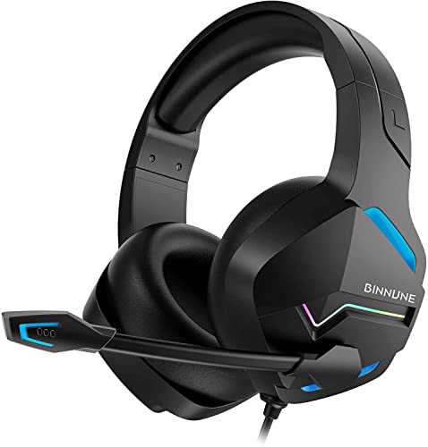 BINNUNE Gaming Headset with Microphone for Consoles