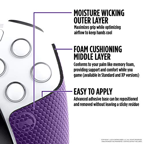 KontrolFreek Galaxy Purple Grips for PS5 Controller