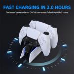 PS5 Dual Controller Fast Charging Dock