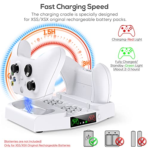 Xbox Series S Charging Stand with Cooling Fan