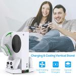 Xbox Series S Charging Stand with Fan & USB Ports