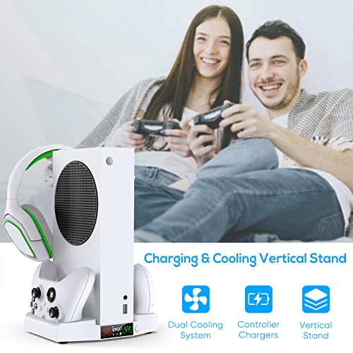 Xbox Series S Charging Stand with Cooling Fan