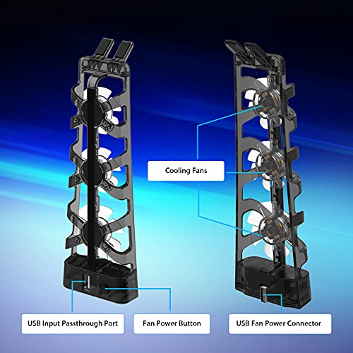 NexiGo PS5 Cooling Fan with LED Light