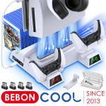 PS5 Vertical Stand with Cooling Fan and Charger