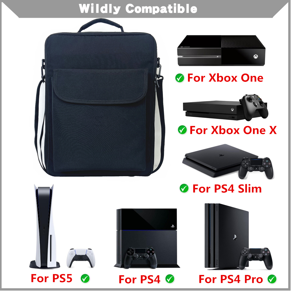 Portable PS5 Travel Case Backpack for Console Accessories