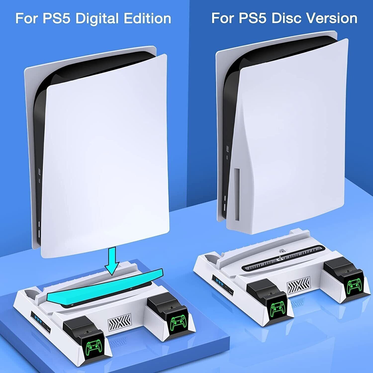 PS5 Cooling Fan and Dualsense Charging Station
