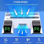 PS5 Cooling Fan and Dualsense Charging Station