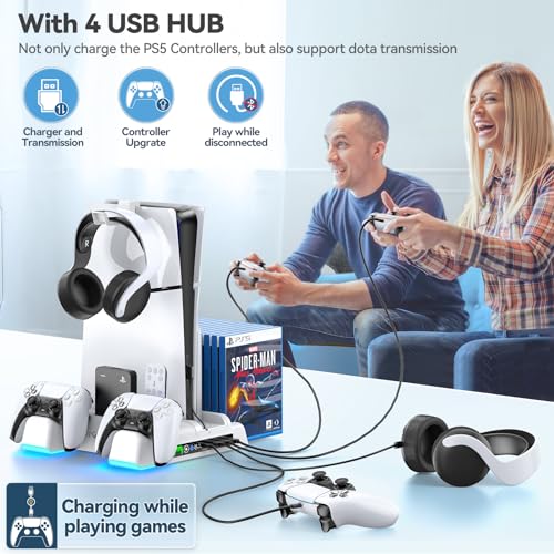 OIVO PS5 Stand, Cooling Station, and Charger