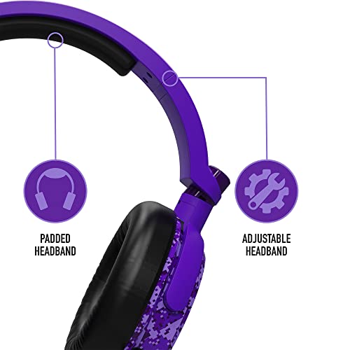 STEALTH C6-100 Purple Digital Camo Gaming Headset