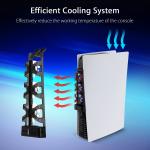 PS5 Cooling Fan with LED Light Accessory