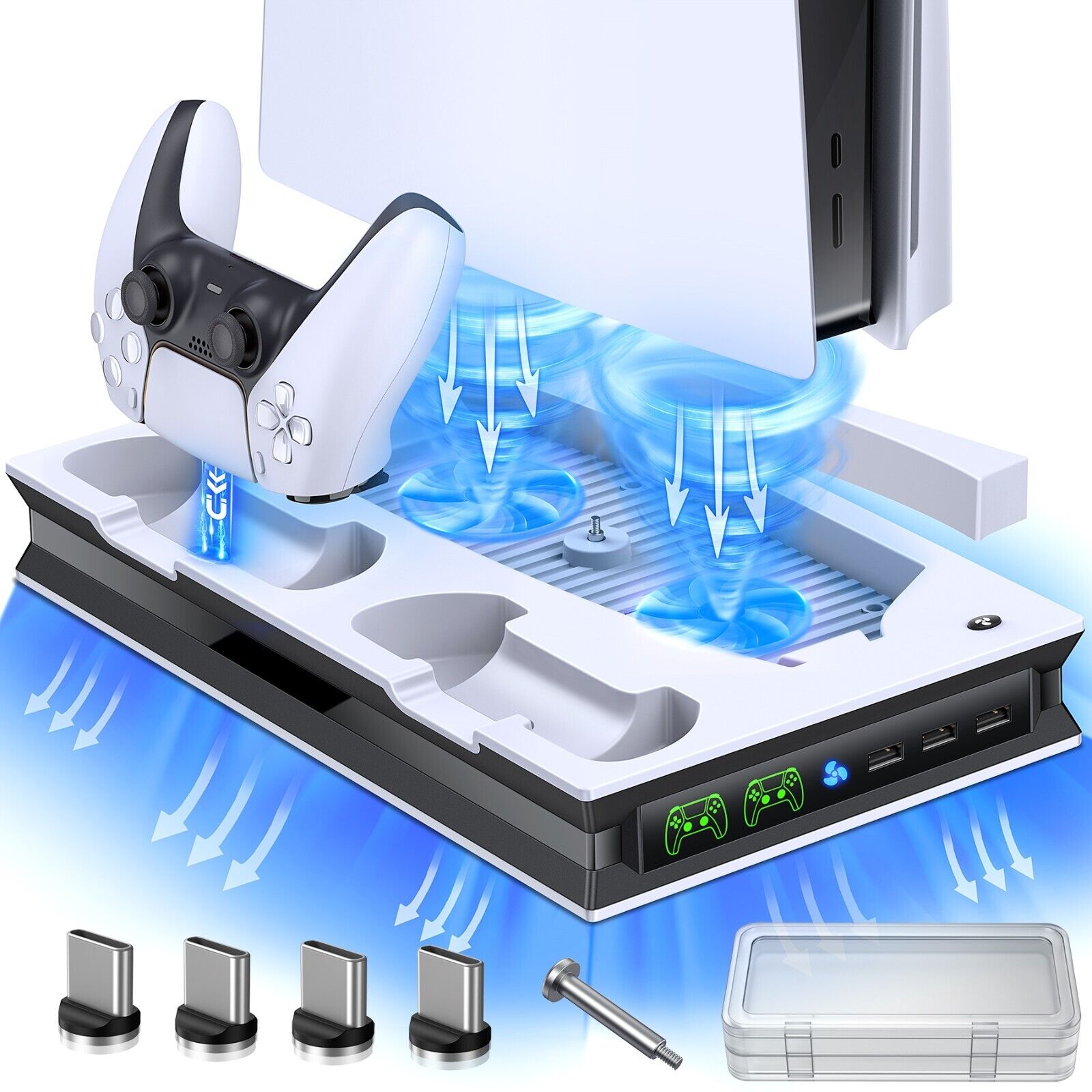 PS5 Cooling Stand and Controller Charging Station