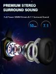 Surround Sound Gaming Headset for PS5, Xbox