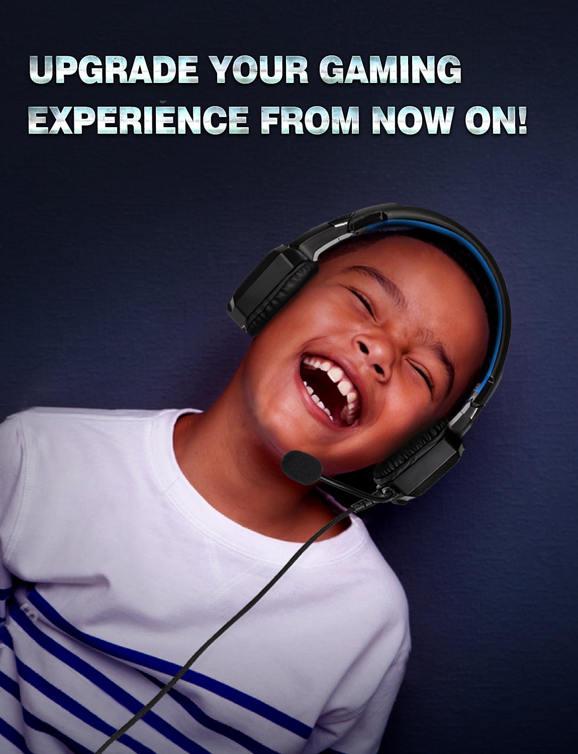 Surround Sound Gaming Headset for PS5, Xbox