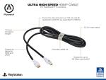 PowerA HDMI 2.1 Cable for PS5 - White