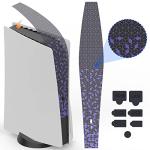 PS5 Dust Cover Net - Purple Lattice Design