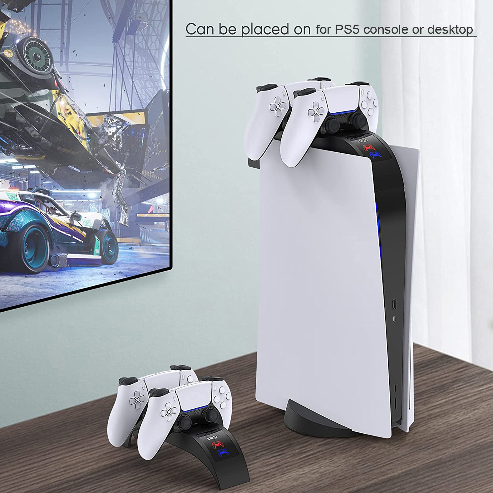 PS5 Controller Dual Dock Fast Charger Station