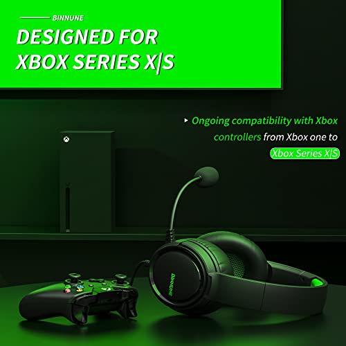 Binnune Wired Gaming Headset with Microphone