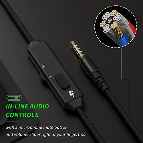 Binnune Wired Gaming Headset with Microphone