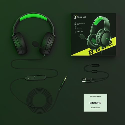 Binnune Wired Gaming Headset with Microphone
