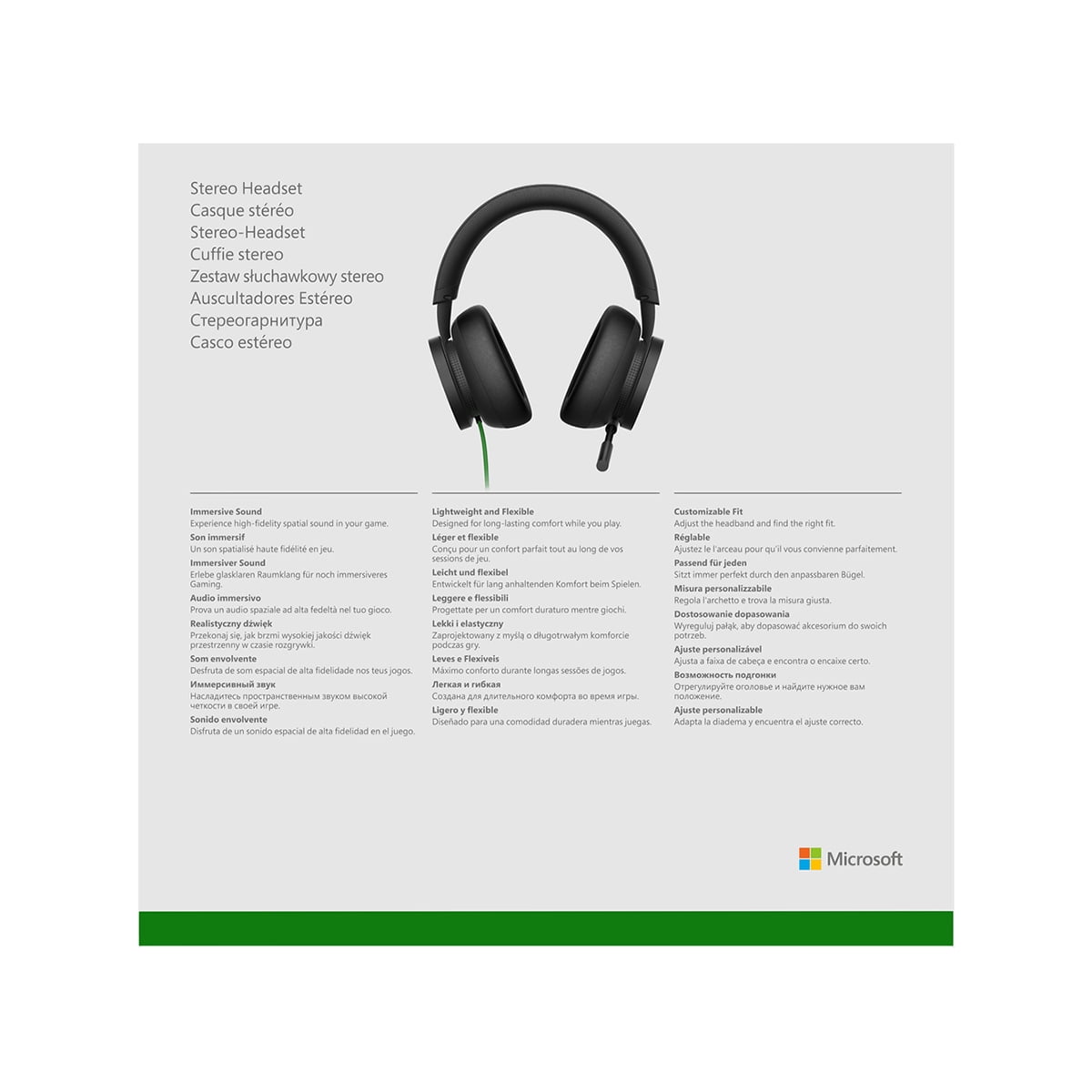 Xbox Wired Stereo Headset for Series X|S and One