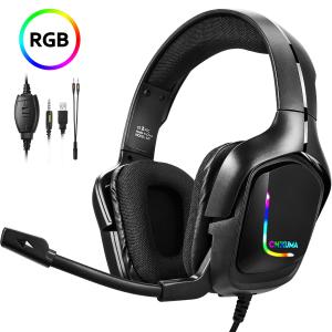 ONIKUMA Gaming Headset with Noise Cancelling Microphone