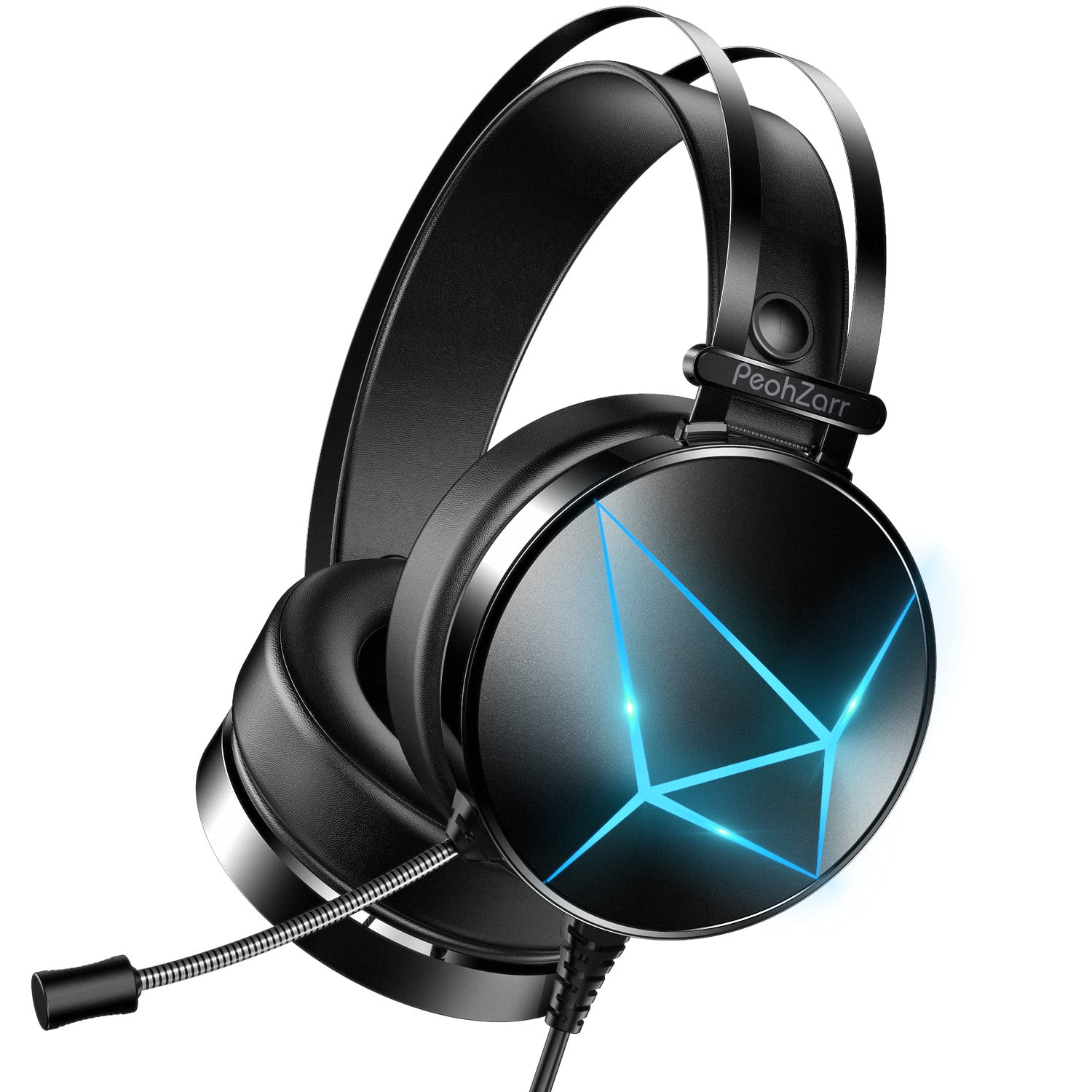 Multi-Platform Gaming Headset with LED Lights