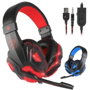 TSV Wired Gaming Headset with Microphone and Surround Sound
