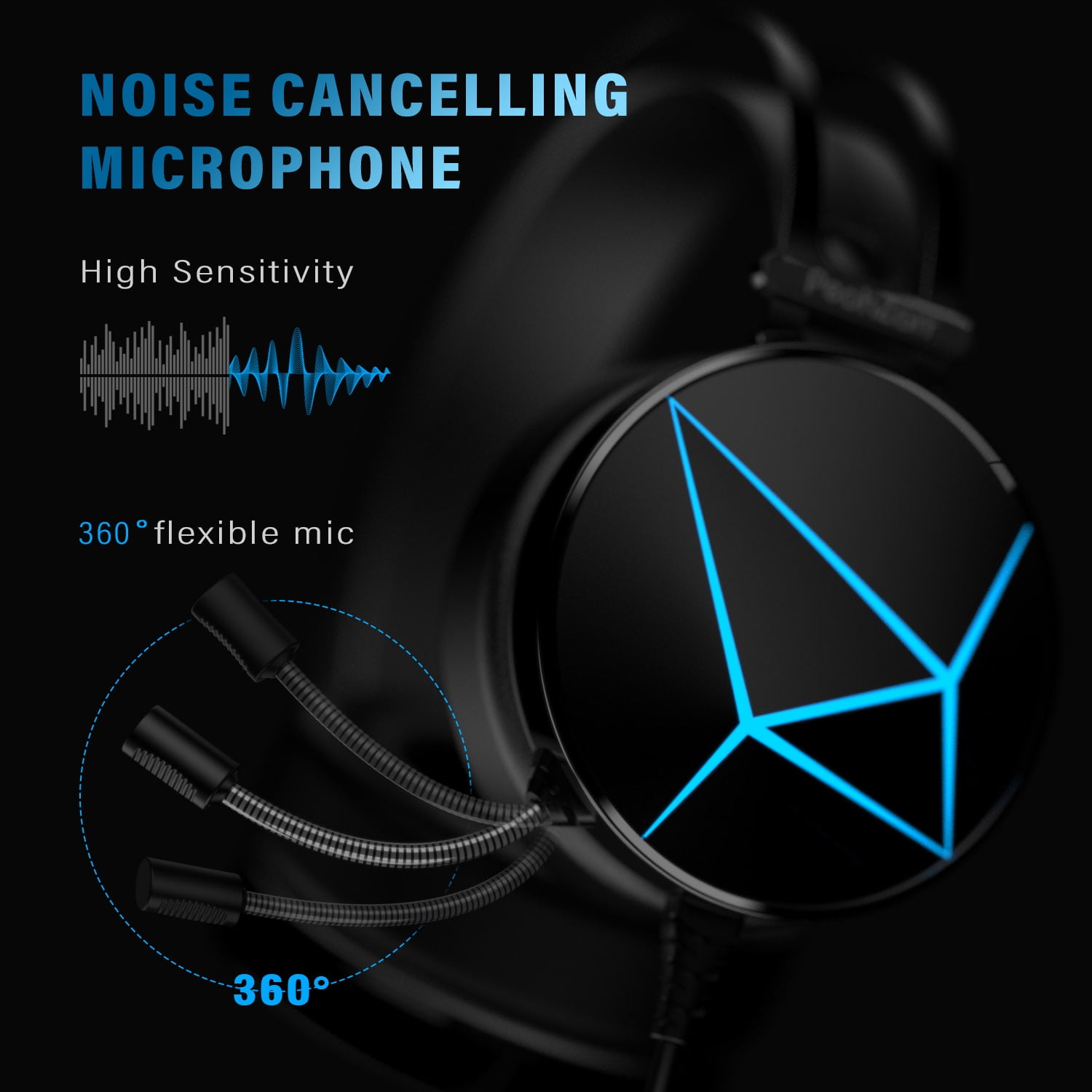 Multi-Platform Gaming Headset with LED Lights