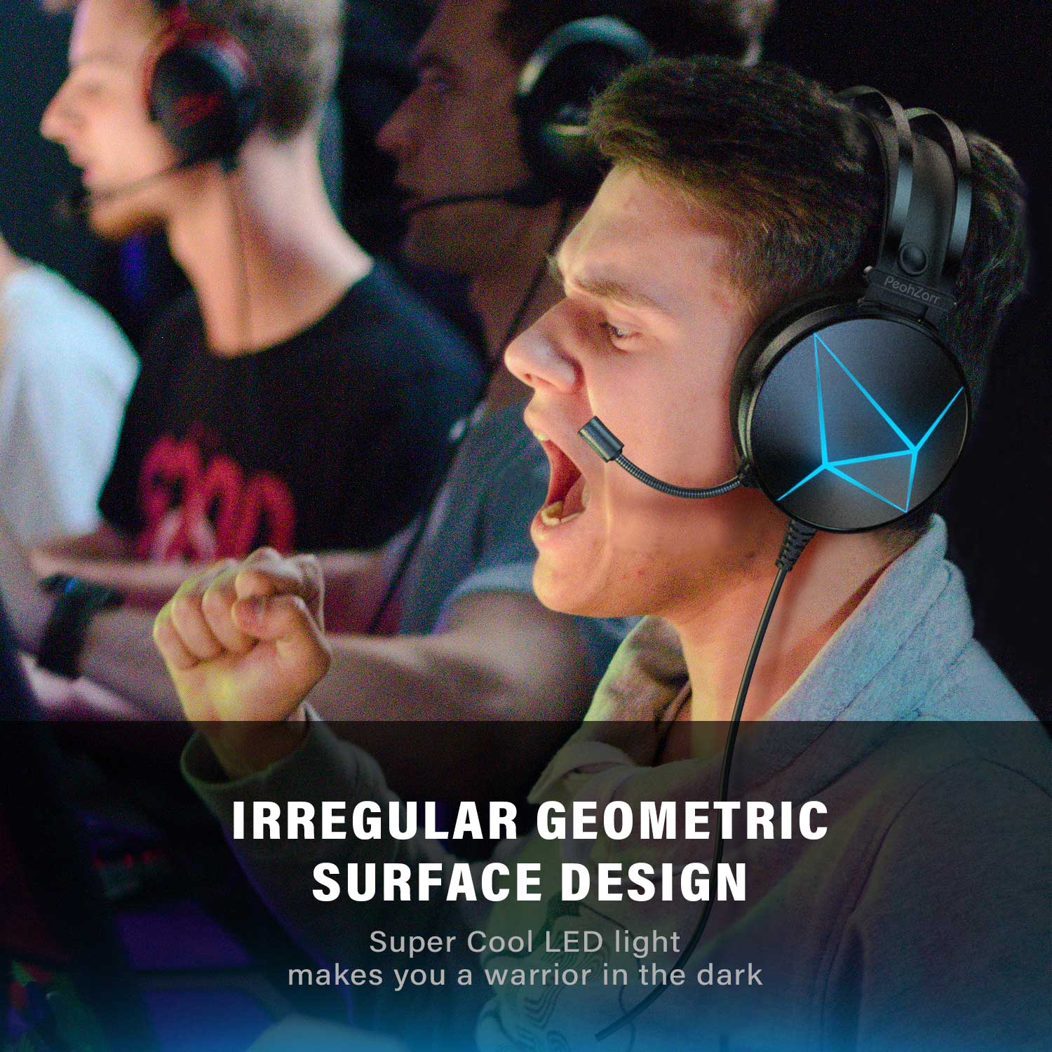 Multi-Platform Gaming Headset with LED Lights
