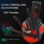 TSV Wired Gaming Headset with Microphone and Surround Sound