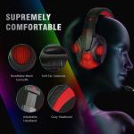 TSV Wired Gaming Headset with Microphone and Surround Sound