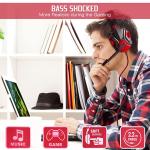 TSV Wired Gaming Headset with Microphone and Surround Sound