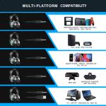 Multi-Platform Gaming Headset with LED Lights