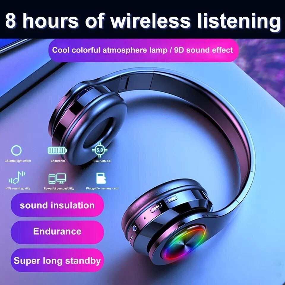 Wireless Gaming Headset for PS4, Xbox One, Switch
