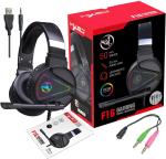 F16 Wired Gaming Headset with Mic for Consoles