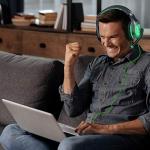 DIWUER Stereo Gaming Headset with LED Lights