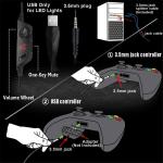 Wireless Gaming Headset with Mic for Consoles and PC