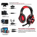 Pro Gamer LED Gaming Headset for PS4/Xbox Switch