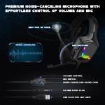 ONIKUMA Gaming Headset with Surround Sound and Mic