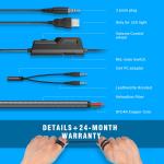 PeohZarr All-in-One Gaming Headset with RGB Lights