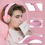 AJAZZ Pink Gaming Headset with Mic and RGB