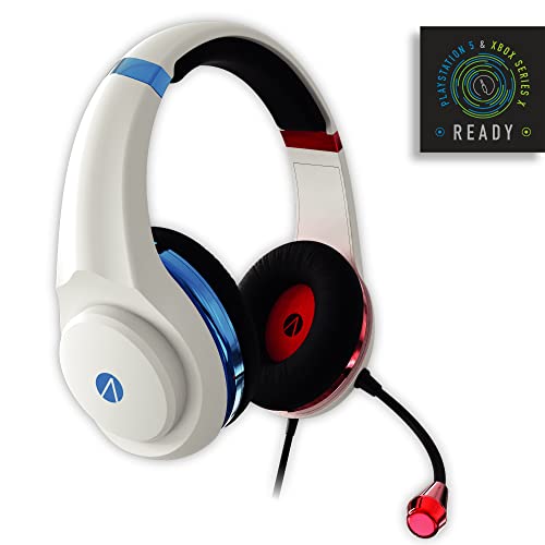 STEALTH Neon Over-Ear Gaming Headset - Red/Blue