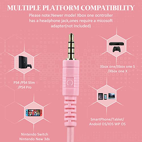 DIWUER Noise-Cancelling Gaming Headset with Mic