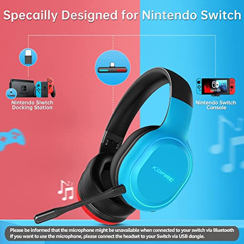 KOFIRE UT-01 Wireless Gaming Headset for Switch