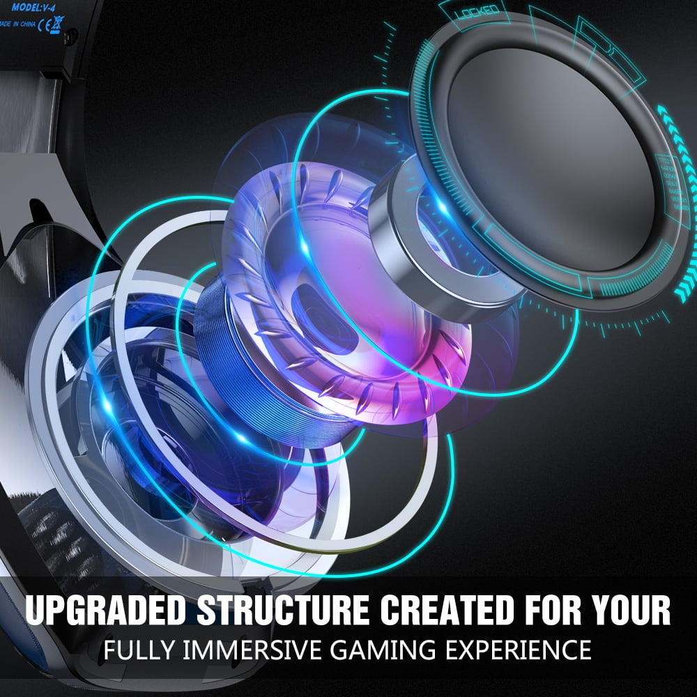 BENGOO V-4 Gaming Headset with Noise Cancelling Mic