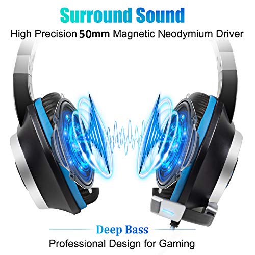 BUTFULAKE GH-3 Wired Gaming Headset with LED Light