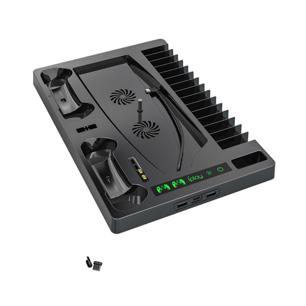 PS5 Vertical Stand with Headset Holder & Charger