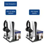 PS5 Vertical Stand with Headset Holder & Charger