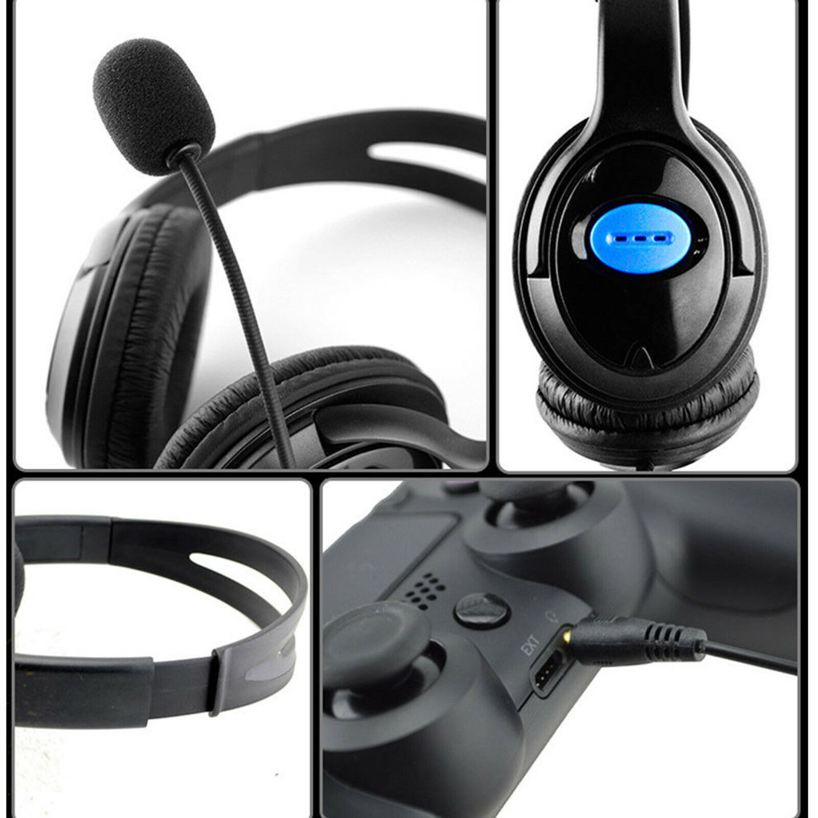 3.5mm Gaming Headset with Mic for Xbox, PS4, PC