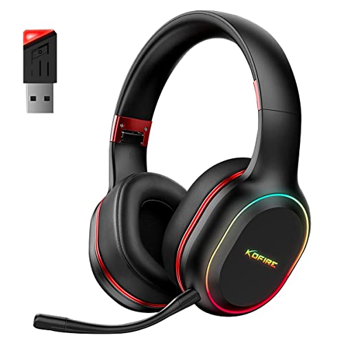 KOFIRE Wireless Gaming Headset with Vibration Feedback